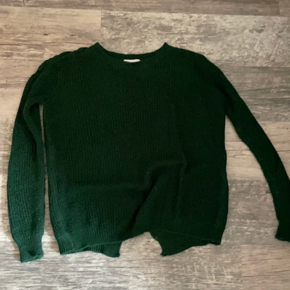 Green sweater